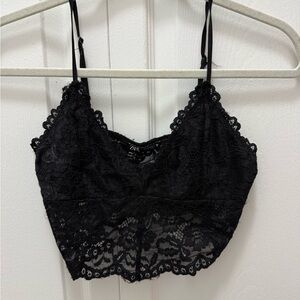 Zara Black Lace Top